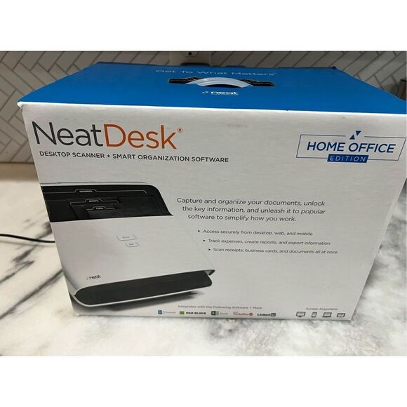 The NeatDesk Desktop Scanner and Digital Filing System, Home Office Edition, - Picture 1 of 9